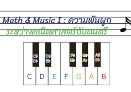 Math &amp; Music I : ความพันผูกระหว่างคณิตศาสตร์กับดนตรี พารามิเตอร์รูปภาพ 1